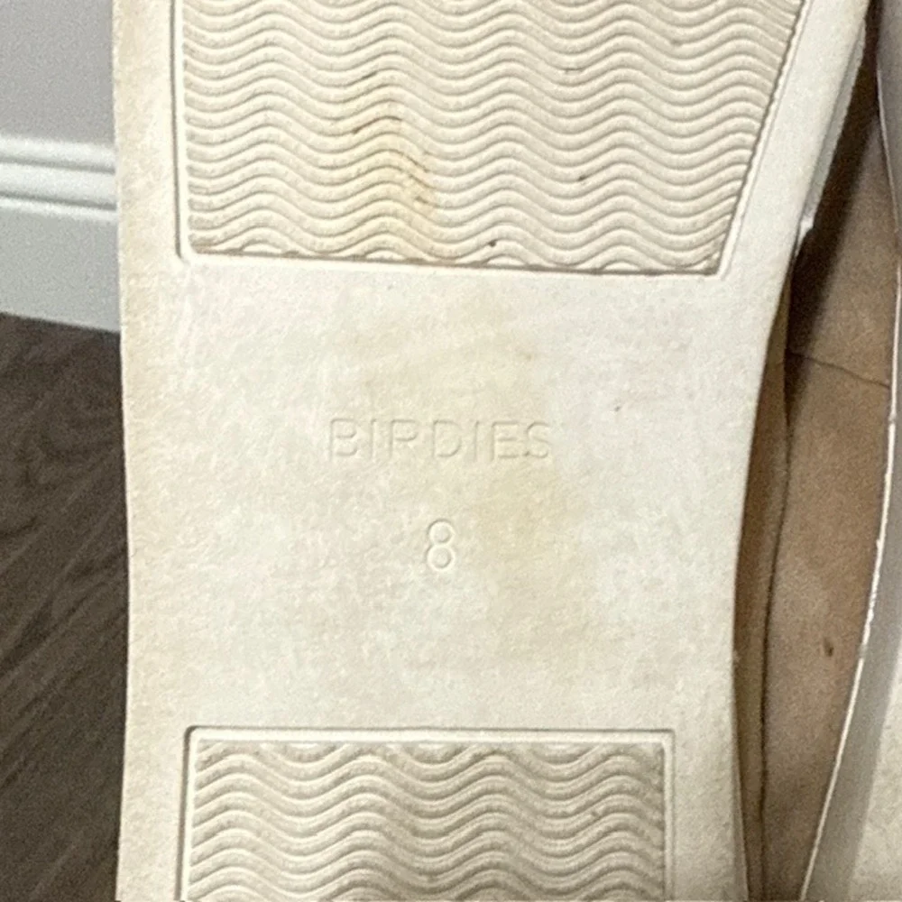 Birdies Swift Tan Suede Slip On Sneakers Shoes Womens Size 8 Neutral Comfort
